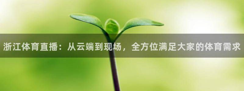 斗球直播苹果下载：浙江体育直播：从云端到现场，全方位满足大家的体育需求
